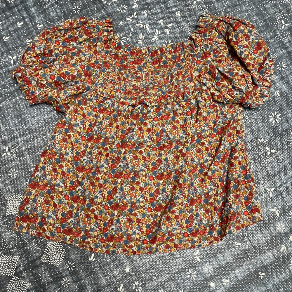 Doen Frances Multicolor Floral Blouse